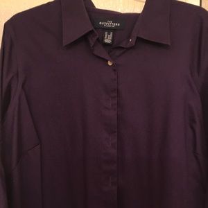 Land’s End 2X Purple Blouse